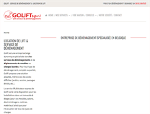 Tablet Screenshot of golift.be